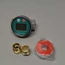 Metal Water Flow Meter, 3/4" GHT Garden Hose Flowmeter with Brass Thread and Large Screen for RV, Pool, House, Lawn Sprinkler and Outdoor Watering Supports Gallon, Liter, GPM and LPM