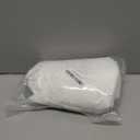 ALYVIA SPRING Waterproof Fabric Shower Curtain Liner with 3 Magnets - Soft Hotel Quality Cloth Shower Liner, Light-Weight & Machine Washable - Standard Size 72x72, White