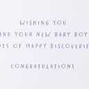 American Greetings New Baby Boy Card (Happy Discoveries)