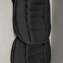 kingphenix Car Seat Cushion with Back Support Pillow: Enhanced Comfort Memory Foam Design for Pain Relief, Ideal for Drivers and Office Use - Ergonomic Lumbar Comfort for Long Sitting - Black