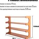 Shoe Rack,Small 4 Tier Shoe Organizer Storage Shelf,Bamboo Narrow Shoe Closet,Small Space Shoe Rack,for Entryway Closet 26.777.4819.3inch, 4 Tier-26.77" Wide