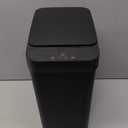 Sleek Touchless Trash Can 15L - Modern Design for Home Or Office, Black