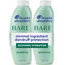 2 x Head & Shoulders Anti-Dandruff Shampoo, BARE Soothing Hydration Twin Pack, 1% Pyrithione Zinc, Dry Scalp Relief, Free of Sulfates, Silicones, Dyes, 13.5 fl oz Each
