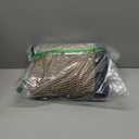 Goodpick Woven Rope Storage Basket, Blanket Basket for Towel, Shoe, Clothes, Large Toy Storage for Playroom, Living Room, Nursery, Toy Bin, Black (15.8x15.8x13.8 Inch (Pack of 1), Black & Mix Jute)