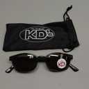 Pacific Coast Original KD's Biker Sunglasses (Black Frame/Dark Brown Lens)