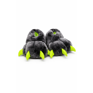 Unisex Soft Monster Claw Slippers Fun Dino Slippers Animal Paw Shoes For Men Women Boy Girl With Home Halloween Party Cosply Costume Footwear, Size 3/4