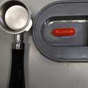 HIBREW Espresso Machine 20 Bar, Semi-Automatic Cappuccino Maker with Milk Frother for Latte Art, Adjustable Temperature & Water Volume, with Display, Pressure Gauge & Stainless Steel Body (Silver)