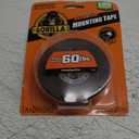 Gorilla Heavy Duty Double Sided Mounting Tape, Black Tape, 1" x 120" (Pack of 1) - Weatherproof for Indoor or Outdoor