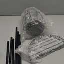 2 Pack Solar Lights with Plant Stand, Outdoor Floor Lamp, Waterproof Solar LED Edison Bulb Floor Lamps for Patio Porch Deck Yard Garden Decor