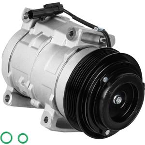 Air Conditioner AC Compressor with Clutch 3.6 3.6L for Chrysler Town & Country 200 2011-2016, for Dodge Grand Caravan Journey Avenger 11-20, for Volkswagen Routan 11-14, for Ram C/V 12-15, W/Rear A/C