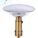 TOPBATHY Copper Basin Plug 2.7 Inch Practical Bathtub Drain Stopper Water Hole Plug for Home Bathroom Kitchen Laundry Use