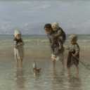 ART.COM Wall Art Print Children of the Sea by Jozef Israels, 18" x 12"