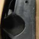 Pyle 2 Ft. Rubber Threshold Curb Ramp, Heavy Duty, Non-Slip, Marine Grade Waterproof, Green Reflective Strip, Single Driveway Ramp for Vehicles, RVs, and Wheelchairs, 24.0’’x16.0’’x2.6’’Inches