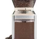 CUISINART Coffee Grinder, Electric Burr One-Touch Automatic Grinder with18-Position Grind Selector, Stainless Steel, DBM-8CRMP1, Cream