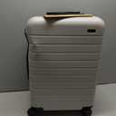 Away Bigger Carry-On Luggage, Lightweight Hardside Large Suitcase with Spinner Wheels, TSA Lock, Airline Approved, Cloud Gray, Standard