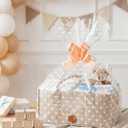 Maliton Baby Diaper Caddy Organizer for Changing Table, Nursery Storage Bin Basket with Handle, Felt Diaper Organizer Suitable for Indoor Outdoor (Khaki)