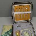 8 Pcs Matcha whisk Set,Matcha Kit for Ceremony,Matcha Bowl with Spout, Matcha whisk and Holder, Bamboo Scoop,Leather Storage Bag and Stainless Steel Sifter, Gift for Matcha Lovers(Green)