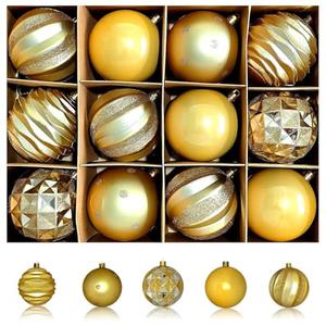 12 Pack Christmas Tree Ornaments, 3.15"/80mm Christmas Ball Ornaments Set for Christmas, Holiday, Wreath & Party Decorations - Shatterproof