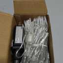 JMEXSUSS 200 LED String Lights Indoor Outdoor Clear Wire, Connectable Warm White Christmas String Lights for Bedroom, 66 Ft Twinkle Fairy Light Plug in for Wedding Home Tree Yard Patio Spring Decor