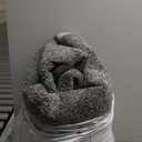 FinRec 5x7 Washable Area Rugs for Bedroom Living Room, Low Pile Thin Rug Solid Color, Non-Slip Carpet Indoor for Home Decor (Grey)