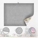 White Gold Marble Dish Drying Mats 18x24 Inch, Dish Pad Drying Rack Mat for Kitchen Counter Ultra Absorbent Microfiber Dishware Coffee Maker Bar Countertop Decor