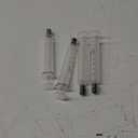 OLYCRAFT 4Pcs Reusable Glass Syringe 10ml Reusable Glass Dispensing Syringes with Metal Luer Lock No Needle Measurement and Dispensing Syringe Tools for Industry or Labtoratory Liquids or Pet Feeding