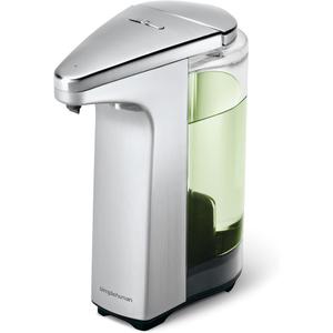 Simplehuman 8 oz. Touch-Free Sensor Liquid Soap Pump Dispenser with Soap Sample, Brushed Nickel