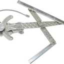 JC Whitney Window Regulator Compatible with Ford F-150 2001-2003, Expedition 1997-2002, Lincoln Navigator 1998-2002, Front, FWD, Passenger Side, with Motor JF462905