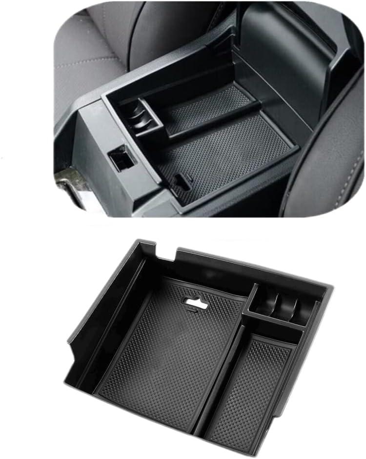 Vesul Center Console Armrest Storage Box Compatible with Honda Accord Sedan 2013 2014 2015 2016 2017 ABS Tray Insert Organizer Glove Pallet Black