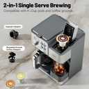 2-Way 12-Cup Programmable Brewer Coffee Maker (Silver)