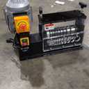 700W Electric Wire Stripping Machine, Automatic Wire Stripper for 0.06-1.6 in. Copper Wires, 11-Channel Cable Stripper Machine with 10 Blades, Portable Electric Wire Stripper for Workshop & Recycling (Black)