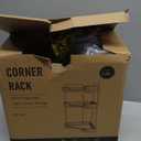 Corner Bathroom Counter Organizer 3-Tier Bathroom Organizer Countertop with Hooks Perfume Organizers Storage Shelf for Makeup & Skincare Dresser-Clear