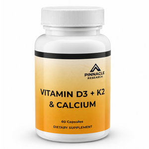 Vitamin D3 K2 Calcium - Bone Heart Muscle Support 5000 IU 60 Capsules