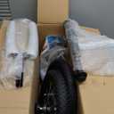 14 Inch Balance Bike for Kids 3-6 Year Old, Bike with No Pedals, Air Rubber Tires, Adjustable Height, Foot Rest, Pedalless Bicycle Boys, Girls (Blue)