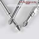 MagFixer K5 High-Magnetic Screwdriver Drill Bit Set - 25-150mm, Anti-Slip, Strong Magnetic Durability for Impact Driver & Electric Drills, 9pcs