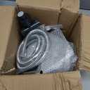 Shower Head with Handheld Spray Combo 2 in 1 Rainfall High Pressure with 59" Rotatable Stainless Steel Hose 9 Spray Modes Detachable Silver