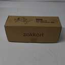 Zakkart Cat Perch for Window Sill with Bolster - Orthopedic Hammock Design with Premium Hardwood & Robust Metal Frame - Cat Window Seat for Large Cats and Kittens - Natural Color Wood Gray Bed, 24''W