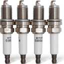 Double Iridium Spark Plug Compatible with AUDI A3 A4 A5 A6 Q3 Q5 R8 RS5 TT VOLKSWAGEN CC Jetta Golf Passat Tiguan Chevy Cruze Sonic Trax Volt 1675 PFR7S8EG (Pack of 4)