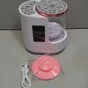 Electric Makeup Brush Cleaner Machine, 3 in 1 Automatic Makeup Brush Cleaner with Brushes Dryer for All Size Beauty Brushes Set(White,Size:6.8inch)