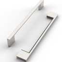 FILTA 10 Pack 6.3 Inch(160mm) Hole Centers Brushed Nickel Cabinet Pulls,Stylish Satin Nickel Cabinet Pulls Zinc Alloy Cabinet Hardware for Cabinets Cupboard Handles Drawer Pulls