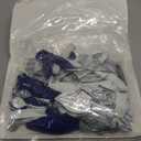 Winter silver Royal blue and white balloon Garland Arch Kit 143Pcs balloons for Wedding prince Baby shower for Boy Men's 21st birthday decorations Graduation Ceremony supplies