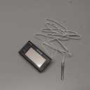 Digital Oven Thermometer Heat Resistant up to 572F/300C, LCD (Black)