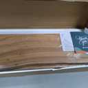 Floating Shelves Set of 2, Solid Elm Wood Wall Shelves 24 Inch - Invisible Bracket Mount for Living Room, Bedroom, Kitchen, Bathroom - Natural, Live Edge, 24"L, 2Packs