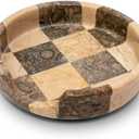 Verona Oceanic Marble Spoon Rest for Stove Top, Checkered Kitchen Utensil Holder, Coffee Bar Accessory