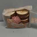 Fuyit Natural Wood Slices 25 Pcs 3.1-3.5 Inches Craft Wood Kit Unfinished Predrilled with Hole Wooden Circles Tree Slices for Arts and Crafts Christmas Ornaments DIY Crafts