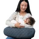 Boppy Nursing Pillow, Luxe Ergonomic Breastfeeding & Baby Feeding Support