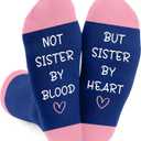 Gifts for Sister in Law - Sister in Law Gifts for Women,Funny Christmas Birthday Graduation Galentines Valentines Day Personalized Mothers Day Gift Ideas for Sisters Friends,Stocking Stuffer Socks (Blue, One Size)