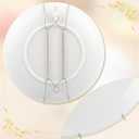 30 Pack Plate Hanger for Wall Upgraded Wall Plate Hangers with 30 Pieces Hooks Stainless Steel Wire Holders Compatible with Decorative Dishes(10 Inch)