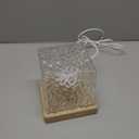 Ocean Wave Projector Light, 16-Color Luminorthe Cube Lamp & App Remote, 3D Holographic Water Ripple Romantic Ambient Lighting for Child's Room, Meditation Relaxation, Night Light