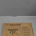 7'' Digital Clock, Dementia Clock With Date And Time, 10 Reminders, 6 Alarms, Auto-Dimming, Auto DST, Remote Control, Large Display Alarm Clock For Seniors, Gifts For People With Dementia, Alzheimers